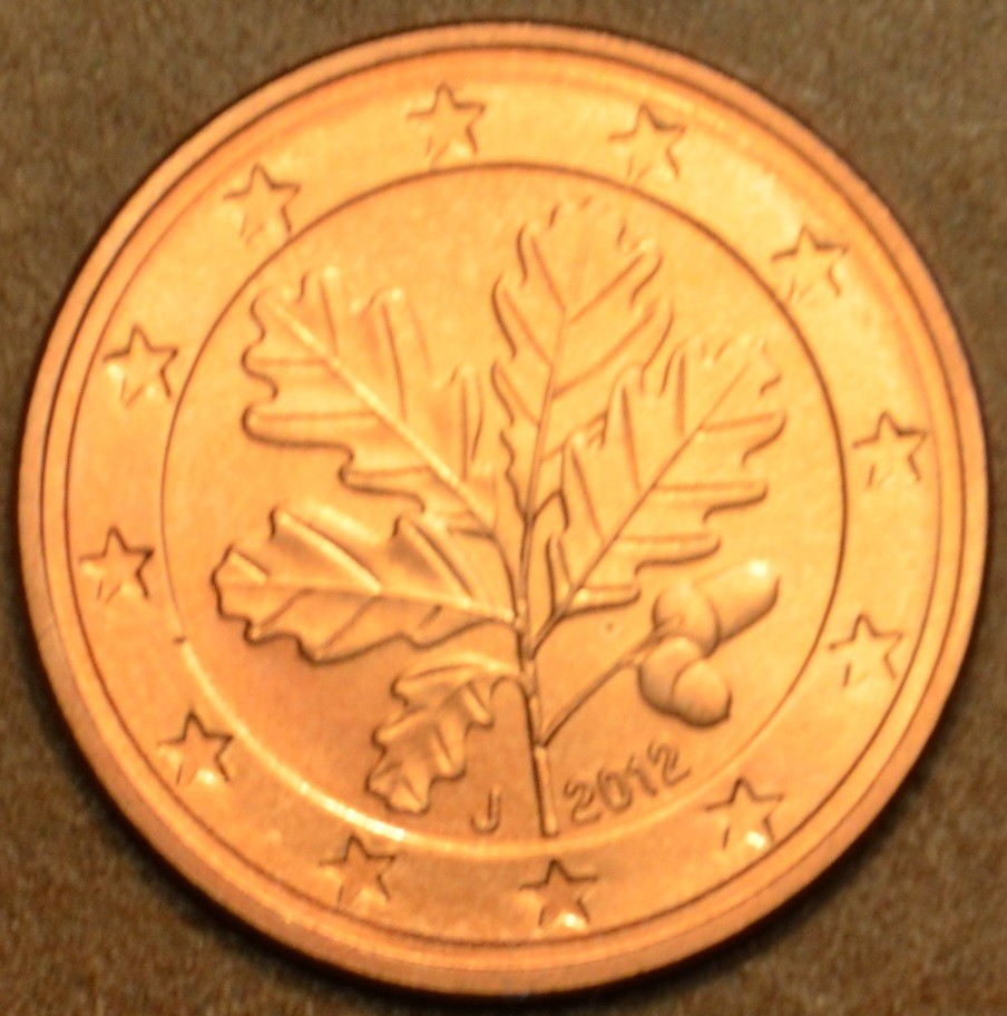 2 cent Németország "J" 2012 (UNC)
