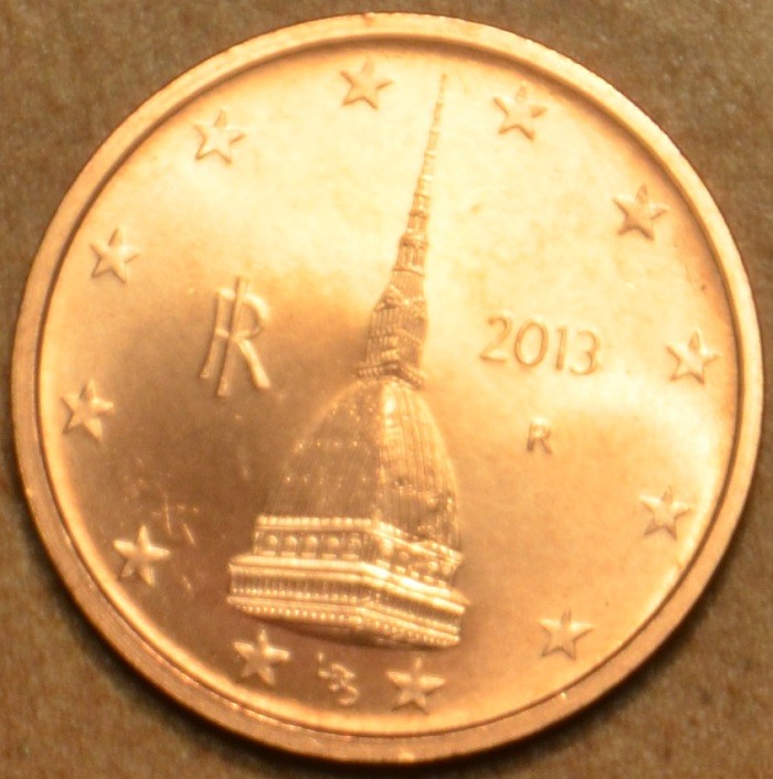 2 cent Olaszország 2013 (UNC)