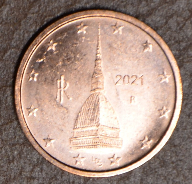 2 cent Olaszország 2021 (UNC)