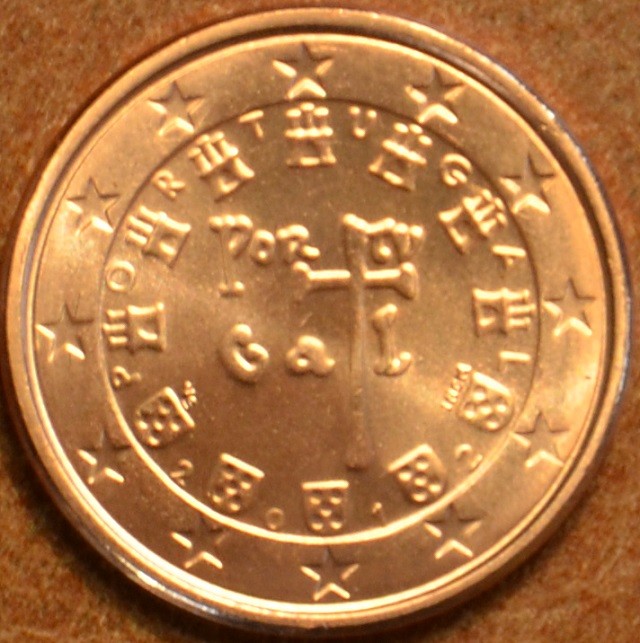 2 cent Portugália 2012 (UNC)