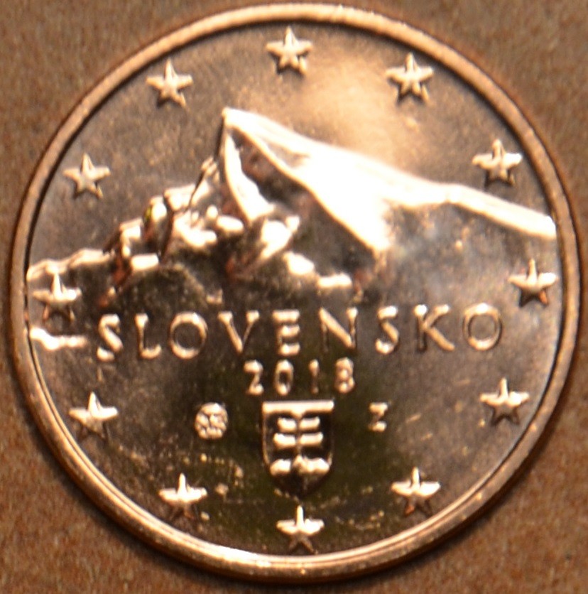 2 cent Szlovákia 2018 (UNC)
