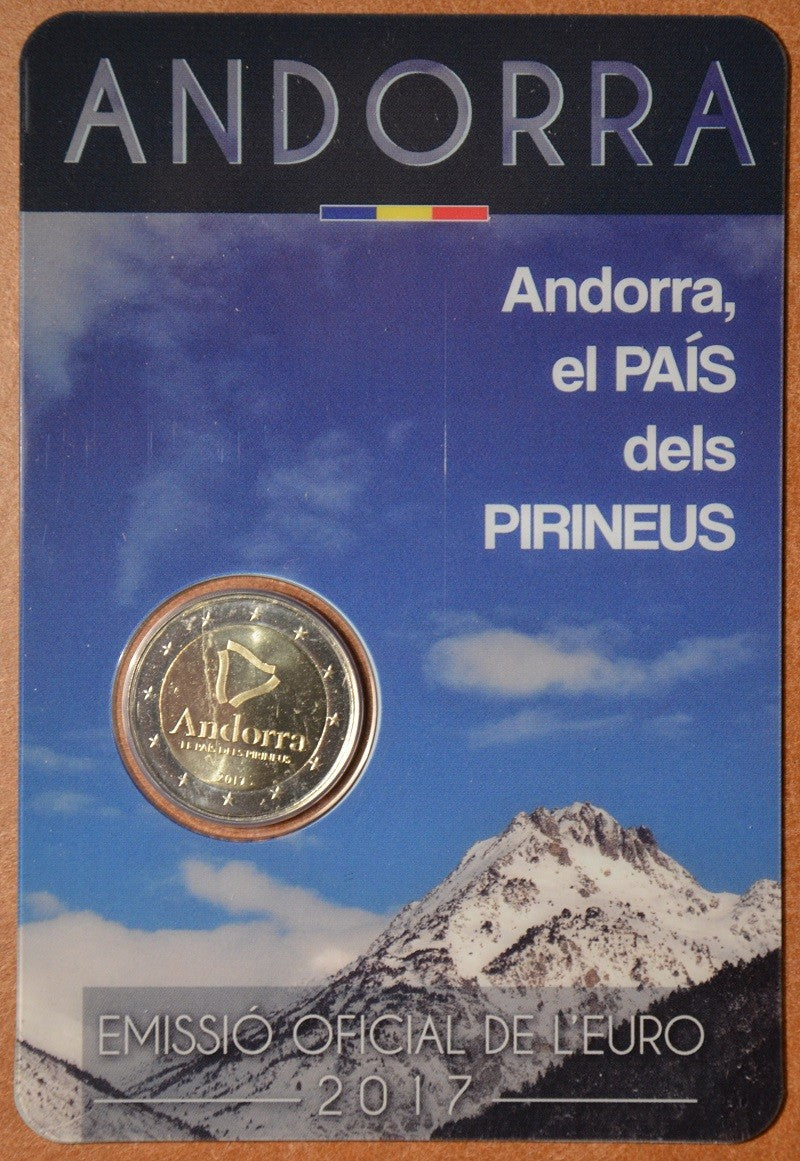 2 Euro Andorra 2017 - A Pireneusok országa (BU kártya)