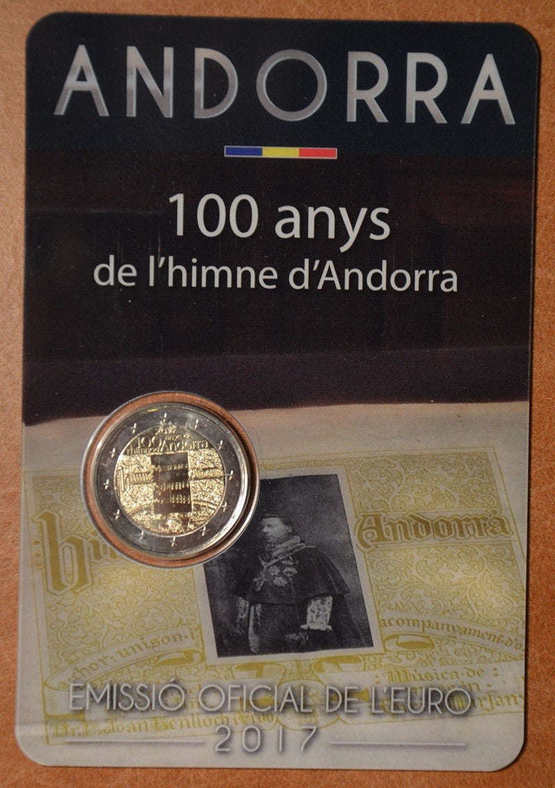 2 Euro Andorra 2017 - Az andorrai himnusz 100 éve (BU kártya)