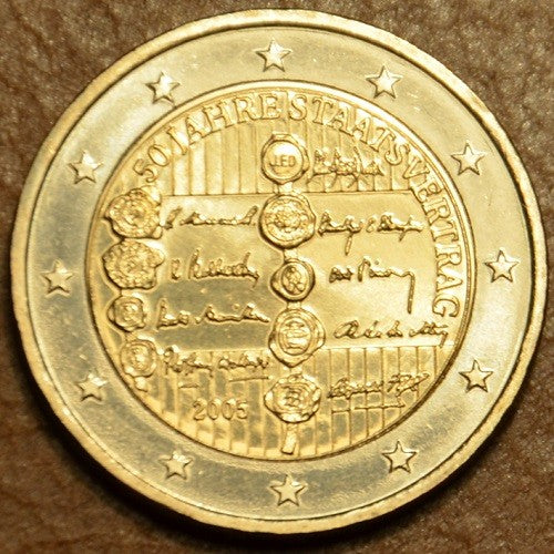 2 Euro Ausztria 2005 - Az osztrák államszerzõdés 50. évfordulója (UNC)