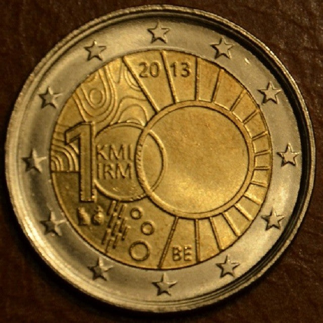 2 Euro Belgium 2013 - A királyi meteorológiai intézmény 100. évfordulója (UNC)