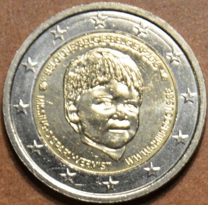 2 Euro Belgium 2016 - Központban a gyermek (UNC)