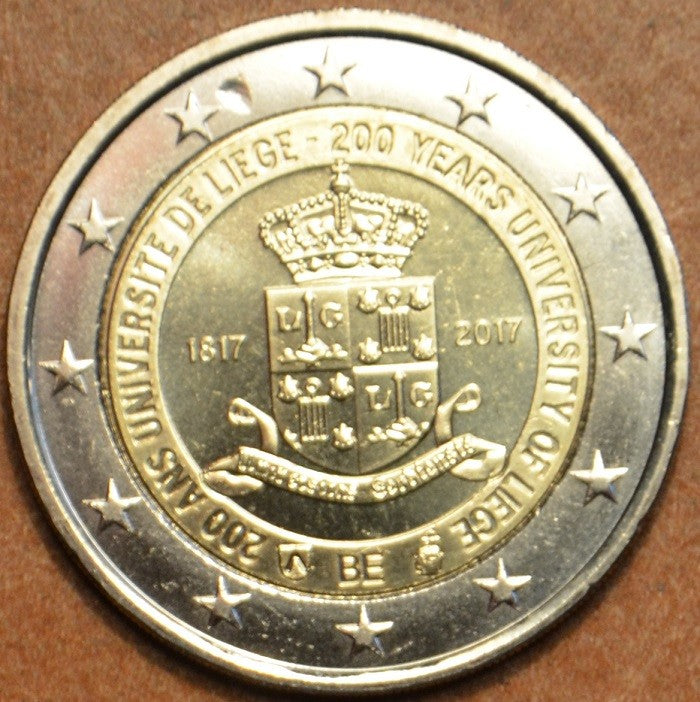 2 Euro Belgium 2017 - A Liege-i egyetem (UNC)