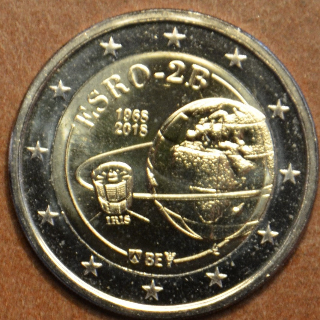 2 Euro Belgium 2018 - Az ESRO-2B műhold 50 éve (UNC)