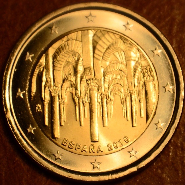 2 Euro Spanyolország 2010 - UNESCO: Cordoba történelmi központja (UNC)