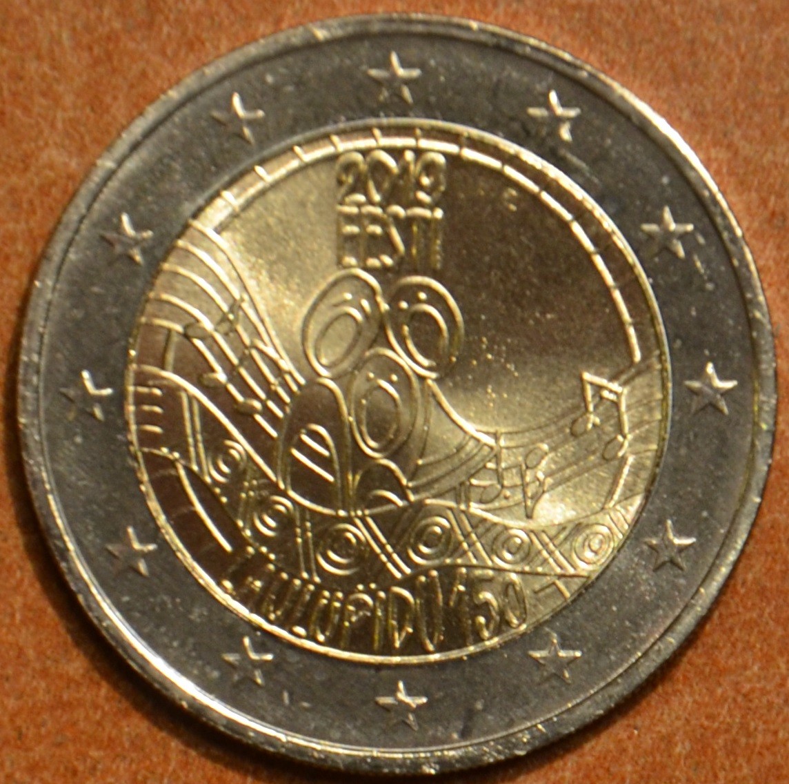2 Euro Észtország 2019 - Az észt dalfesztivál (UNC)