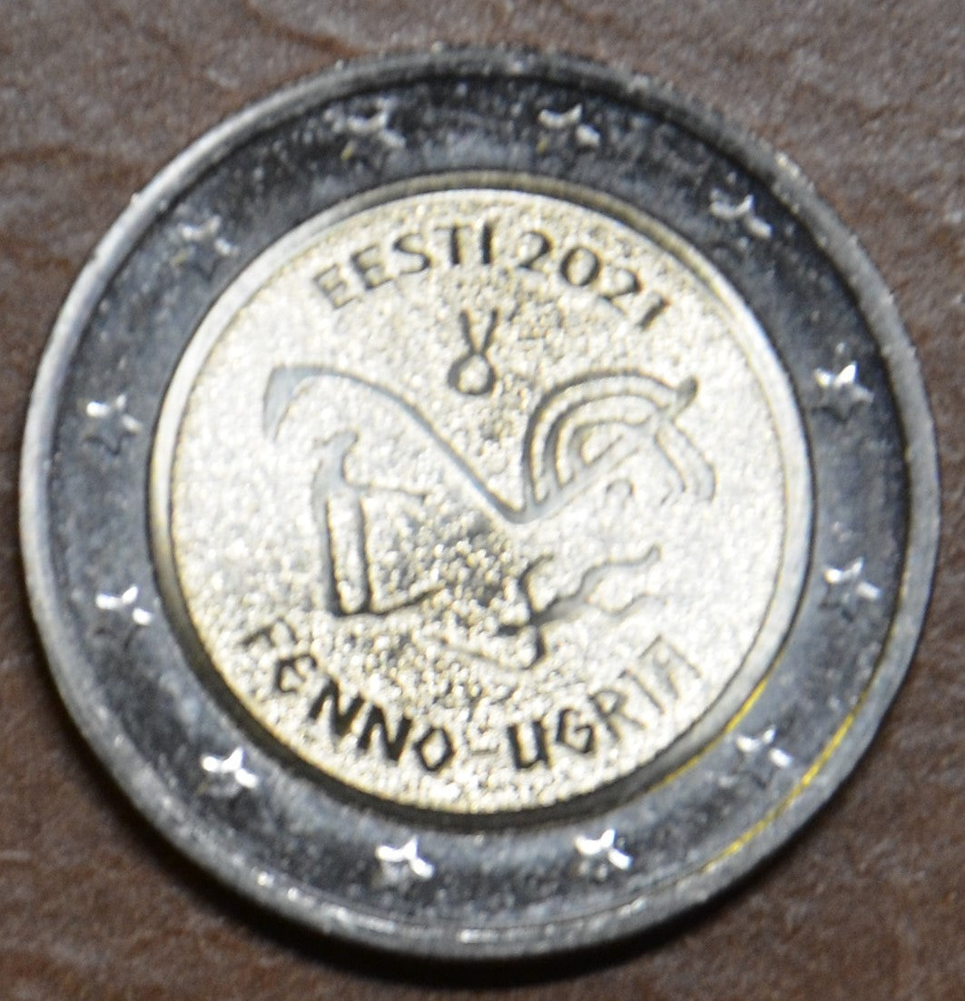 2 Euro Észtország 2021 - A finnugor emberek (UNC)