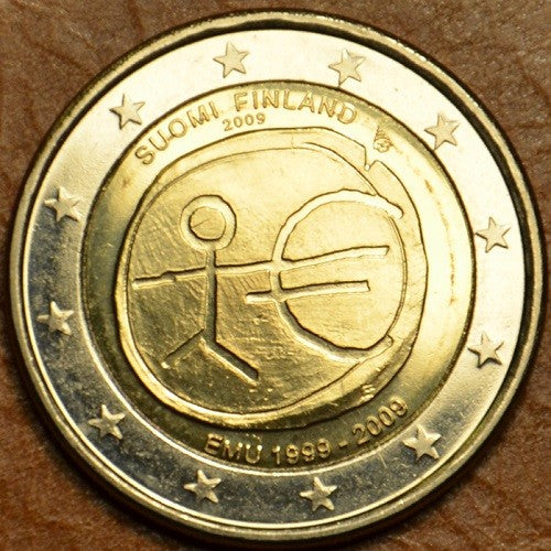 2 Euro Finnország 2009 - 10 éves az Európai Monetáris Unió (UNC)