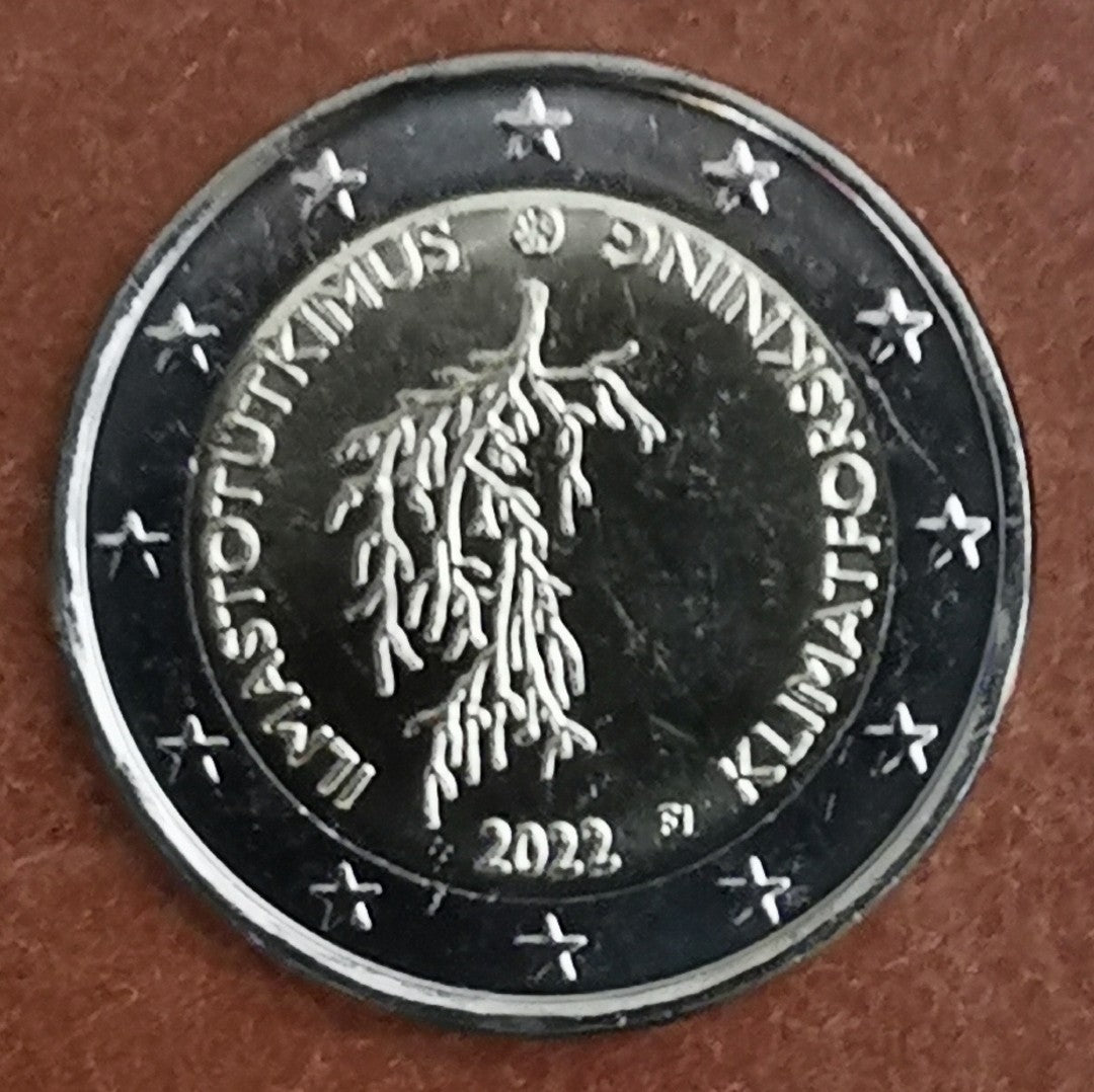 2 Euro Finnország 2022 - A klímakutatás (UNC)