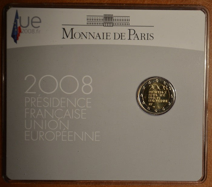 2 Euro Franciaország 2008 - Franciaország EU elnöksége (BU kártya)