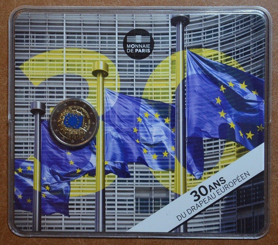 2 Euro Franciaország 2015 - Az európai lobogó 30 éve (BU)