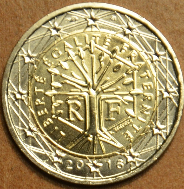 2 Euro Franciaország 2016 (UNC)