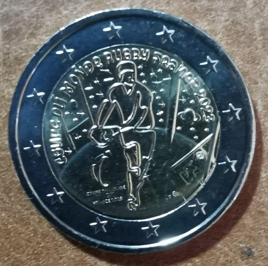 2 Euro Franciaország 2023 - Rugby (UNC)