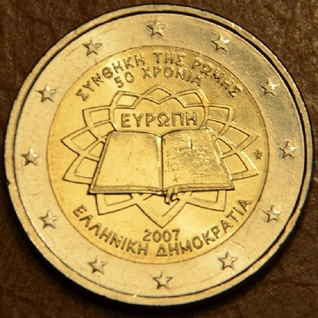 2 Euro Görögország 2007 - 50 éves a Római szerződés (UNC)