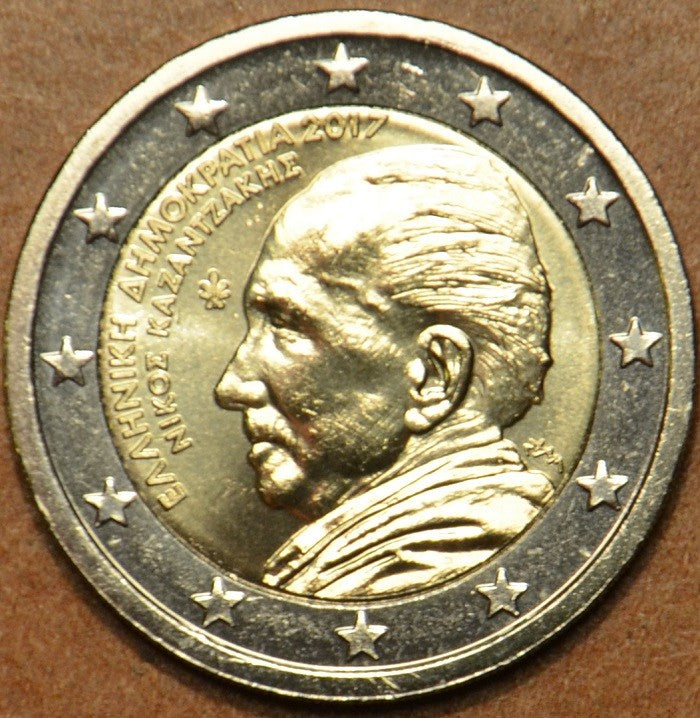 2 Euro Görögország 2017 - Nikos Kazantzakis (UNC)