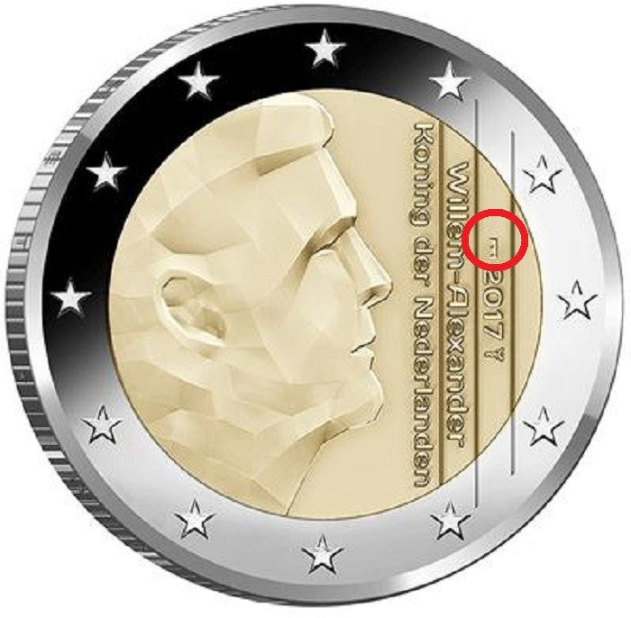 2 Euro Hollandia 2017 - Új verjegy Szt. Szervác hídja (UNC)