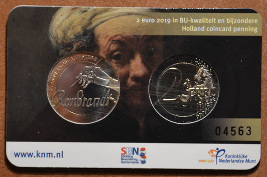 2 Euro Hollandia 2019 - Holland coin fair (BU)