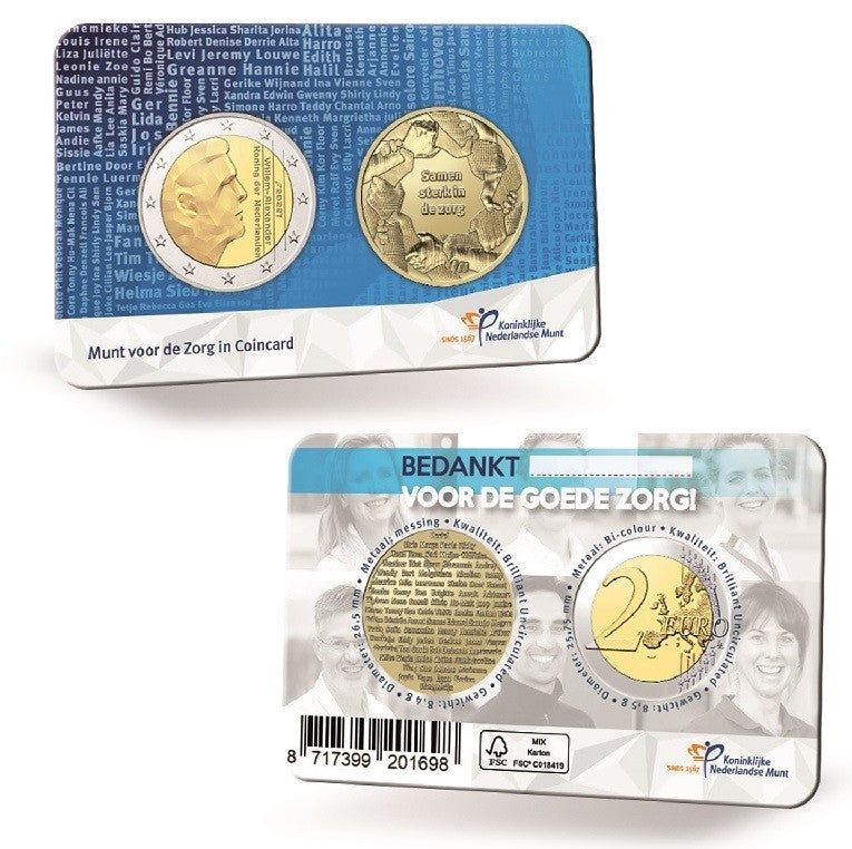 2 Euro Hollandia 2022 - A törődés (BU kártya)