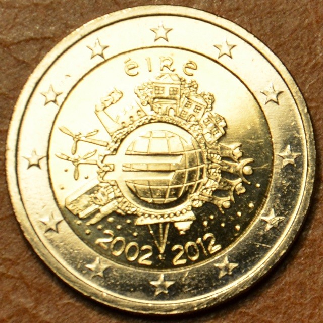 2 Euro Írország 2012 - Az Euro 10. évfordulója (UNC)