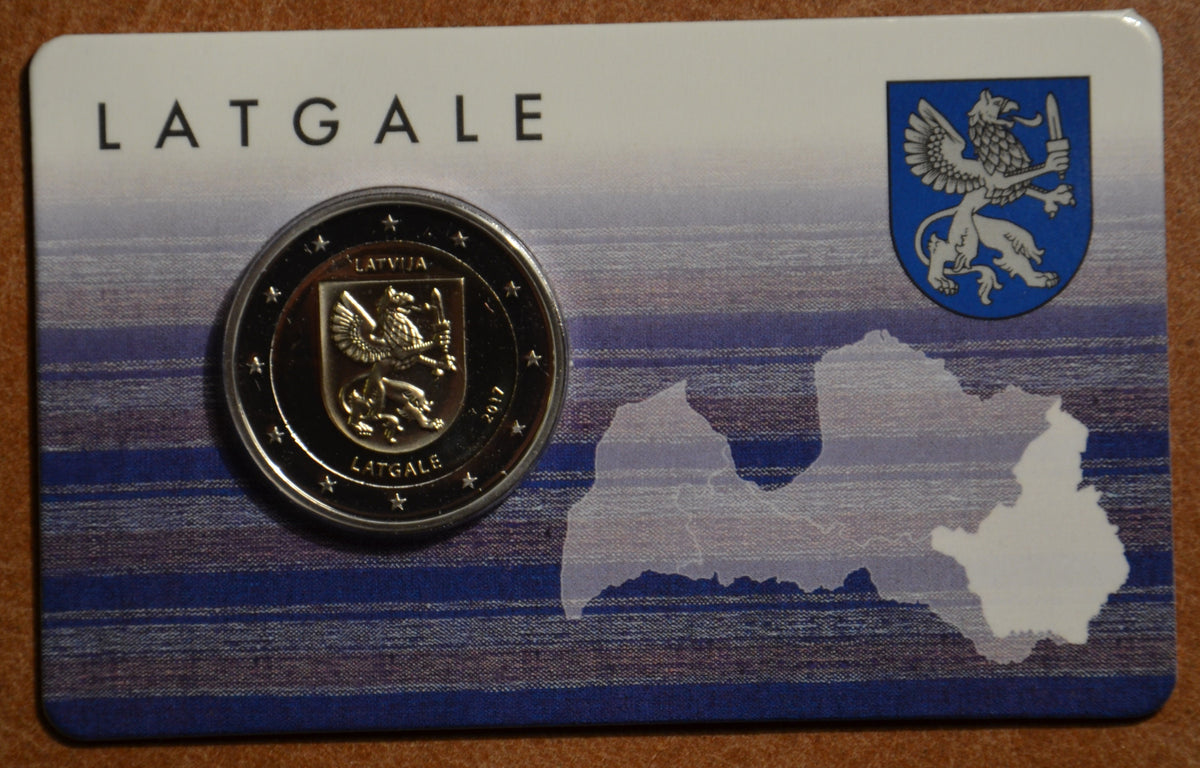 2 Euro Lettország 2017 - A Latgale régió (BU kártya)