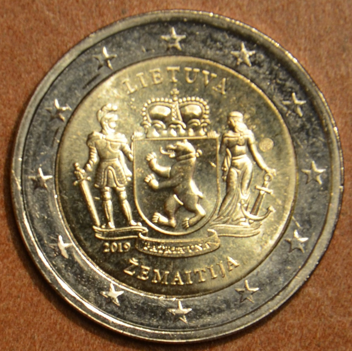 2 Euro Litvánia 2019 - ZEMAITIJA (UNC)