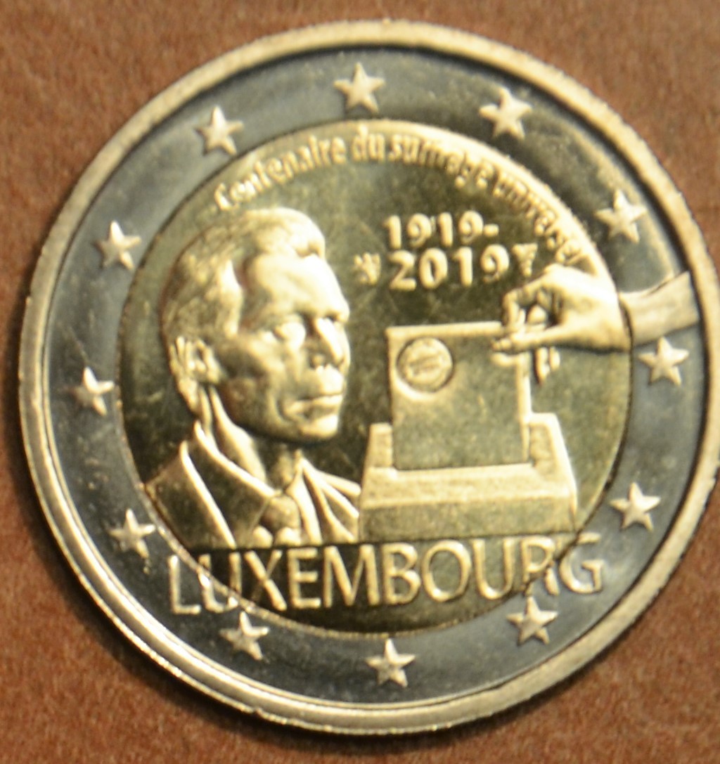 2 Euro Luxemburg 2019 - A választási jog 100. évfordulója (UNC)