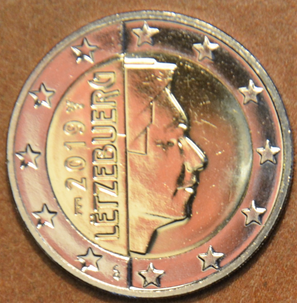 2 Euro Luxemburg 2019 "híd" verjeggyel (UNC)