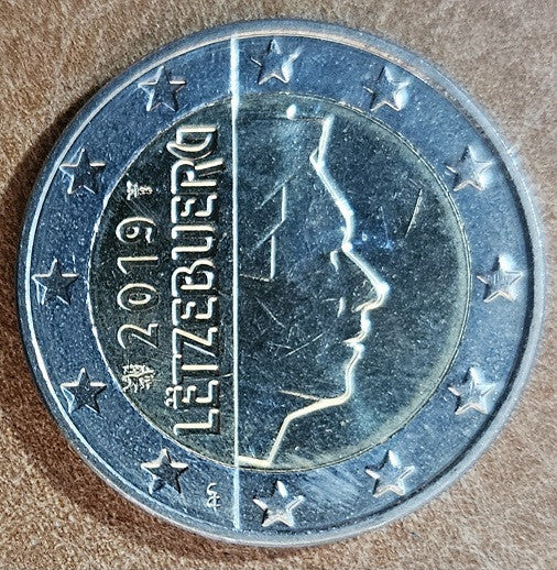 2 Euro Luxemburg 2019 "oroszlán" verjeggyel (UNC)