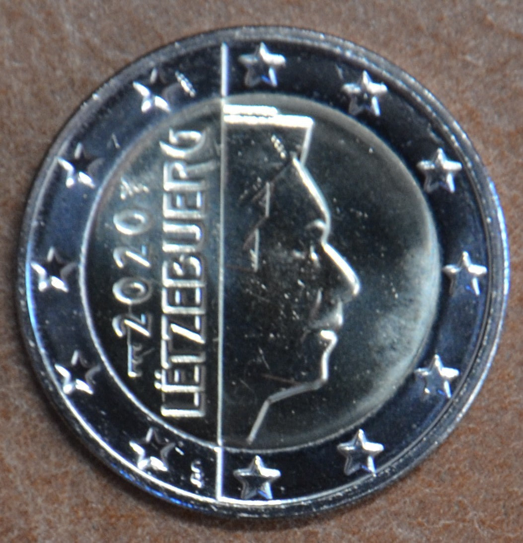 2 Euro Luxemburg 2020 "híd" verjeggyel (UNC)