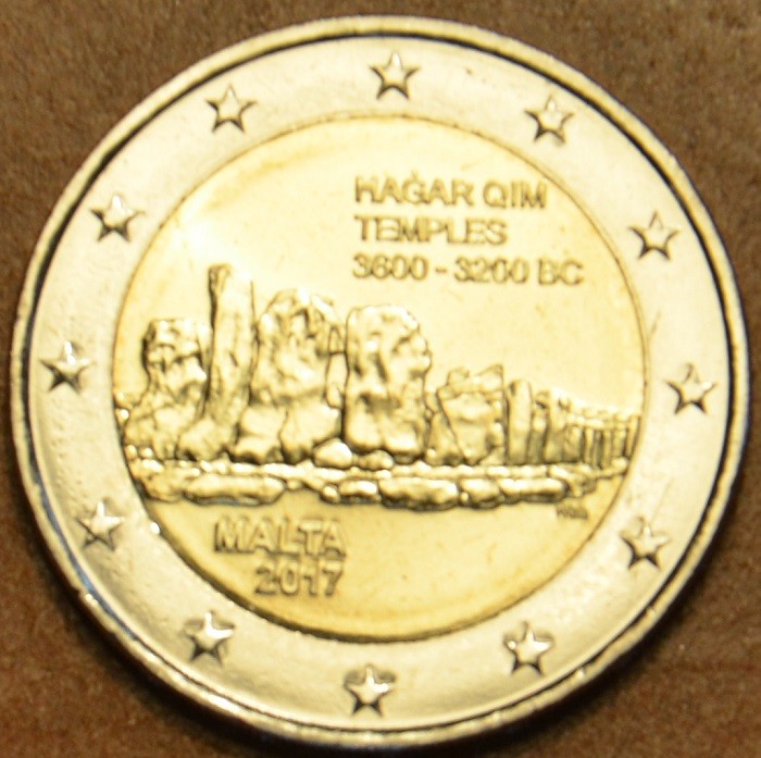 2 Euro Málta 2017 Hagar Qim (UNC)
