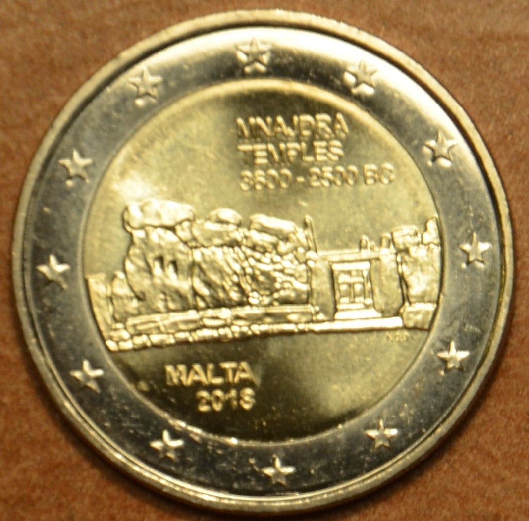 2 Euro Málta 2018 - Mnajdra (UNC)