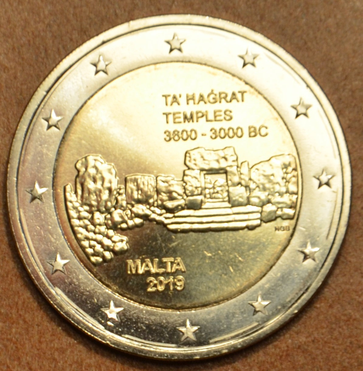 2 Euro Málta 2019 - Ta' Hagrat (UNC)