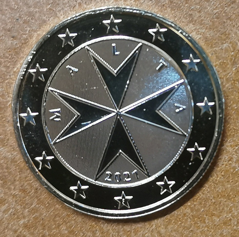 2 Euro Málta 2021 (UNC)