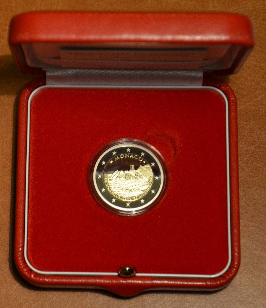 2 Euro Monaco 2015 - A sziklára épült első vár felépítésének 800. évfordulója (Proof)