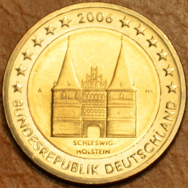 2 Euro Németország 2006 "A" Holstentor Lübeckben / Schleswig-Holstein (UNC)