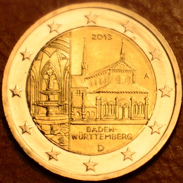 2 Euro Németország 2013 "A" Baden-Württemberg: Kloster Maulbronn (UNC)