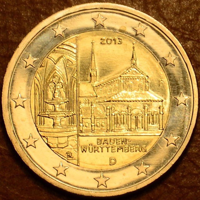 2 Euro Németország 2013 "F" Baden-Württemberg: Kloster Maulbronn (UNC)