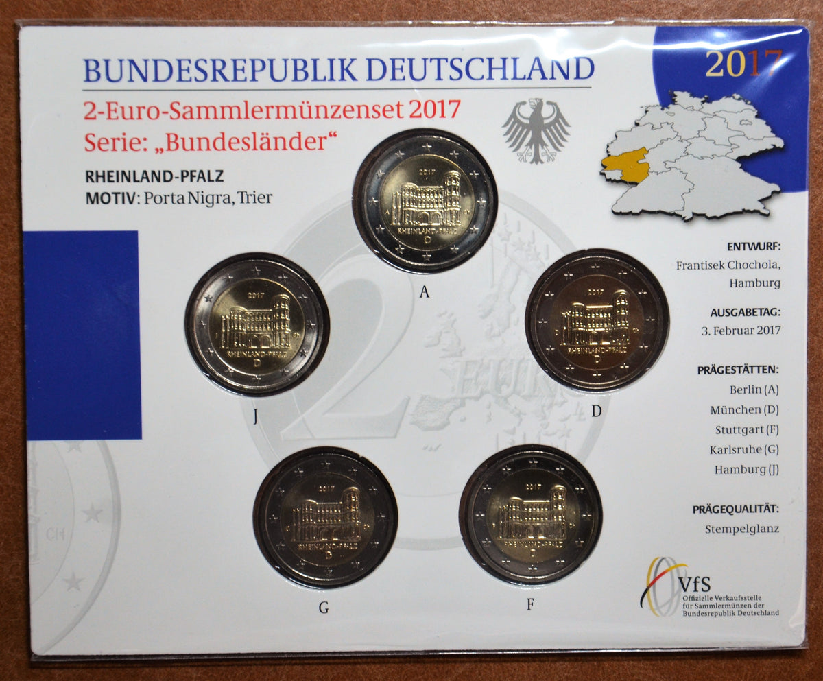 2 Euro Németország 2017 - Porta Nigra (BU)