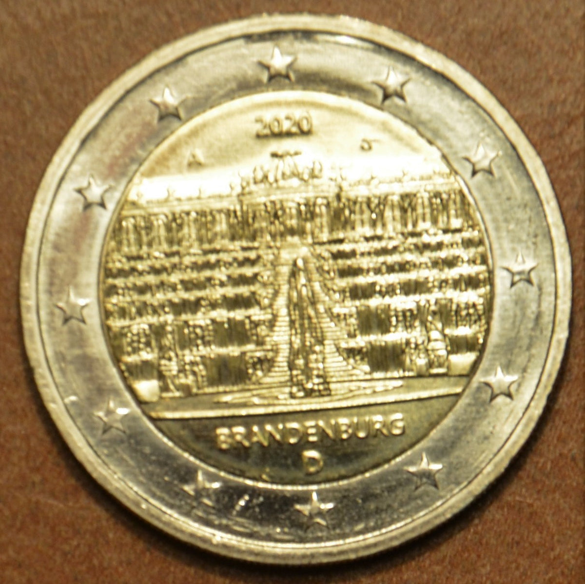 2 Euro Németország 2020 "A" Brandenburg (UNC)