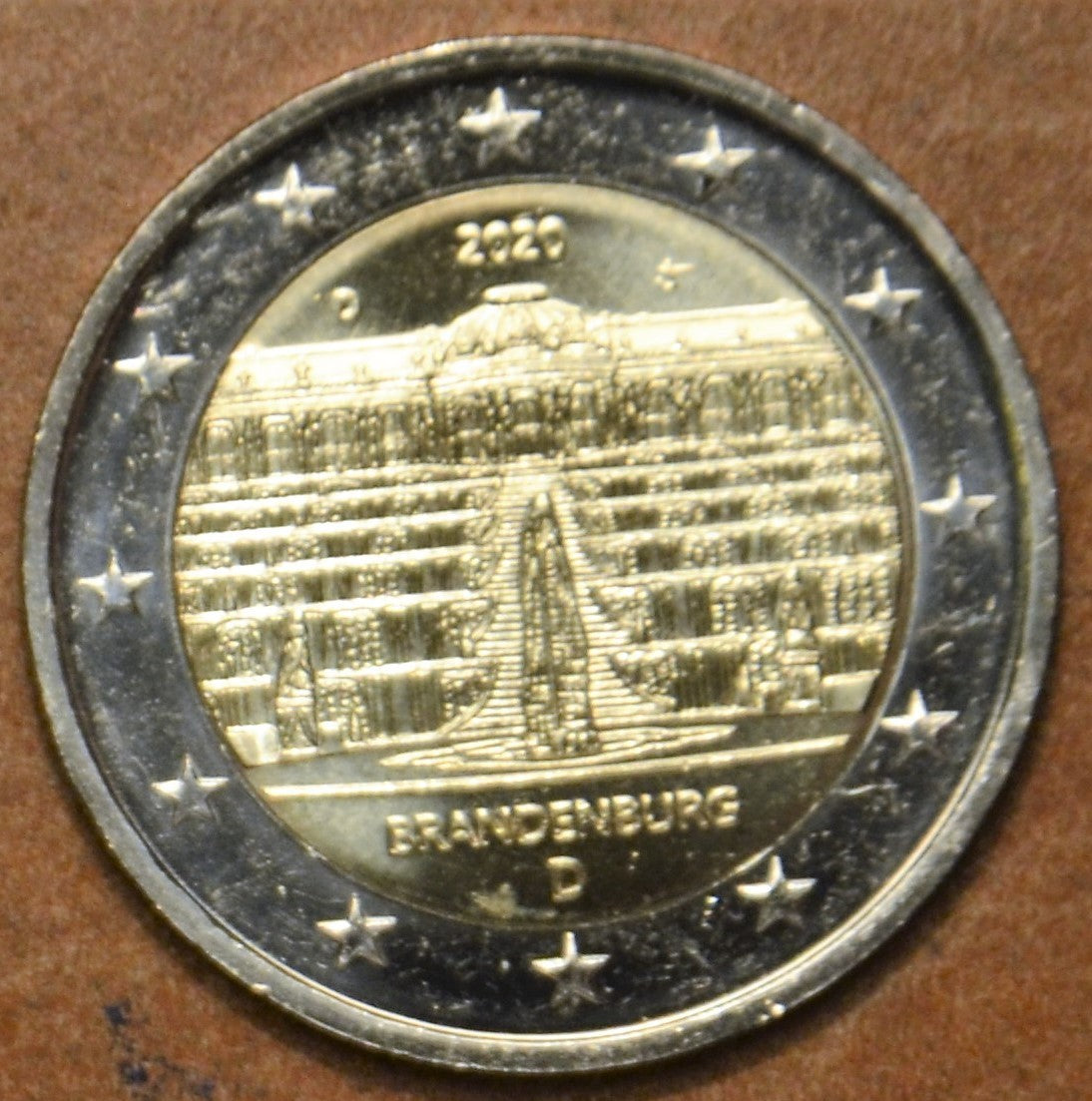 2 Euro Németország 2020 "D" - Brandenburg (UNC)