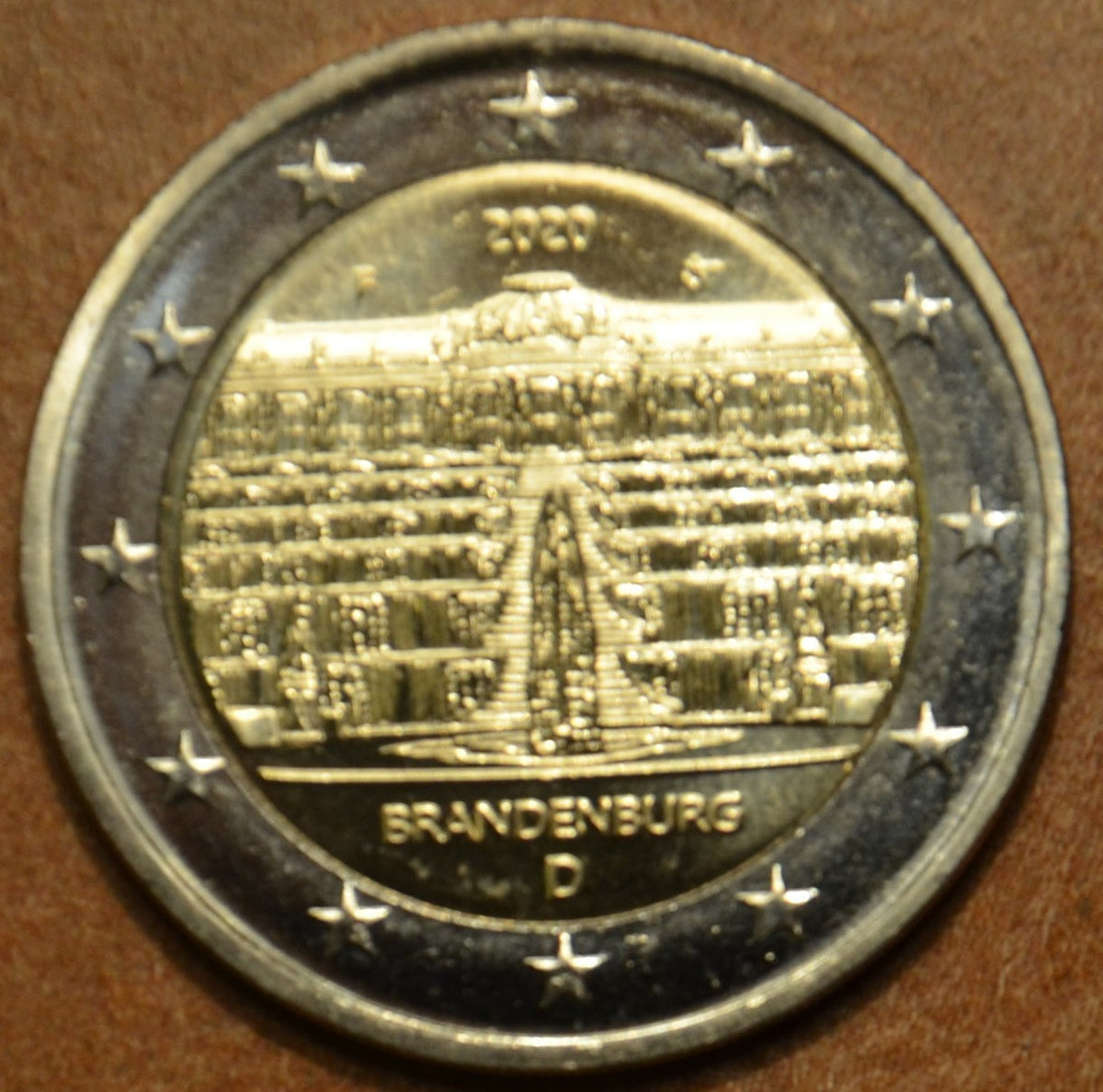 2 Euro Németország 2020 "F" Brandenburg (UNC)