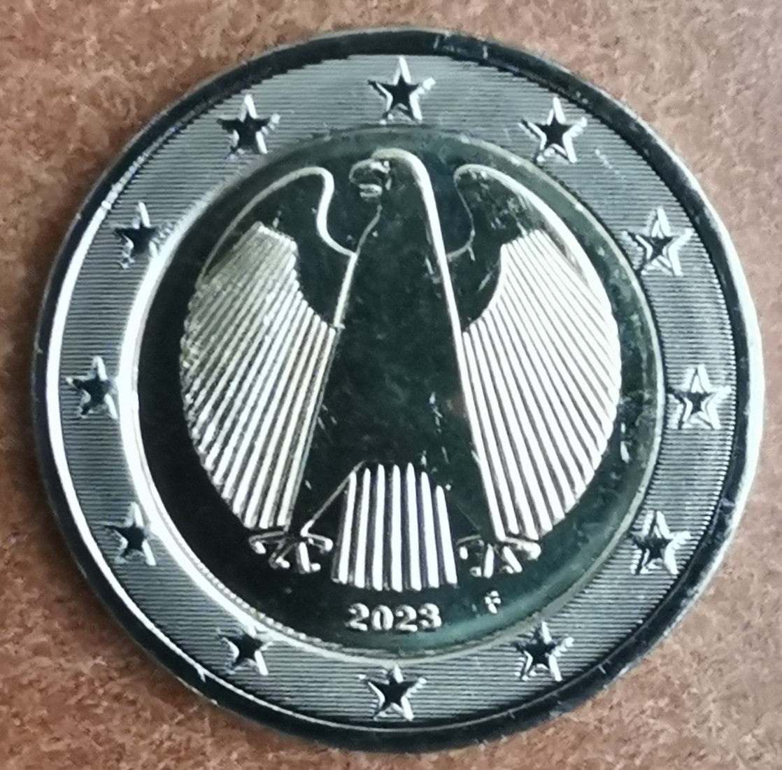 2 Euro Németország 2023 "F" (UNC)