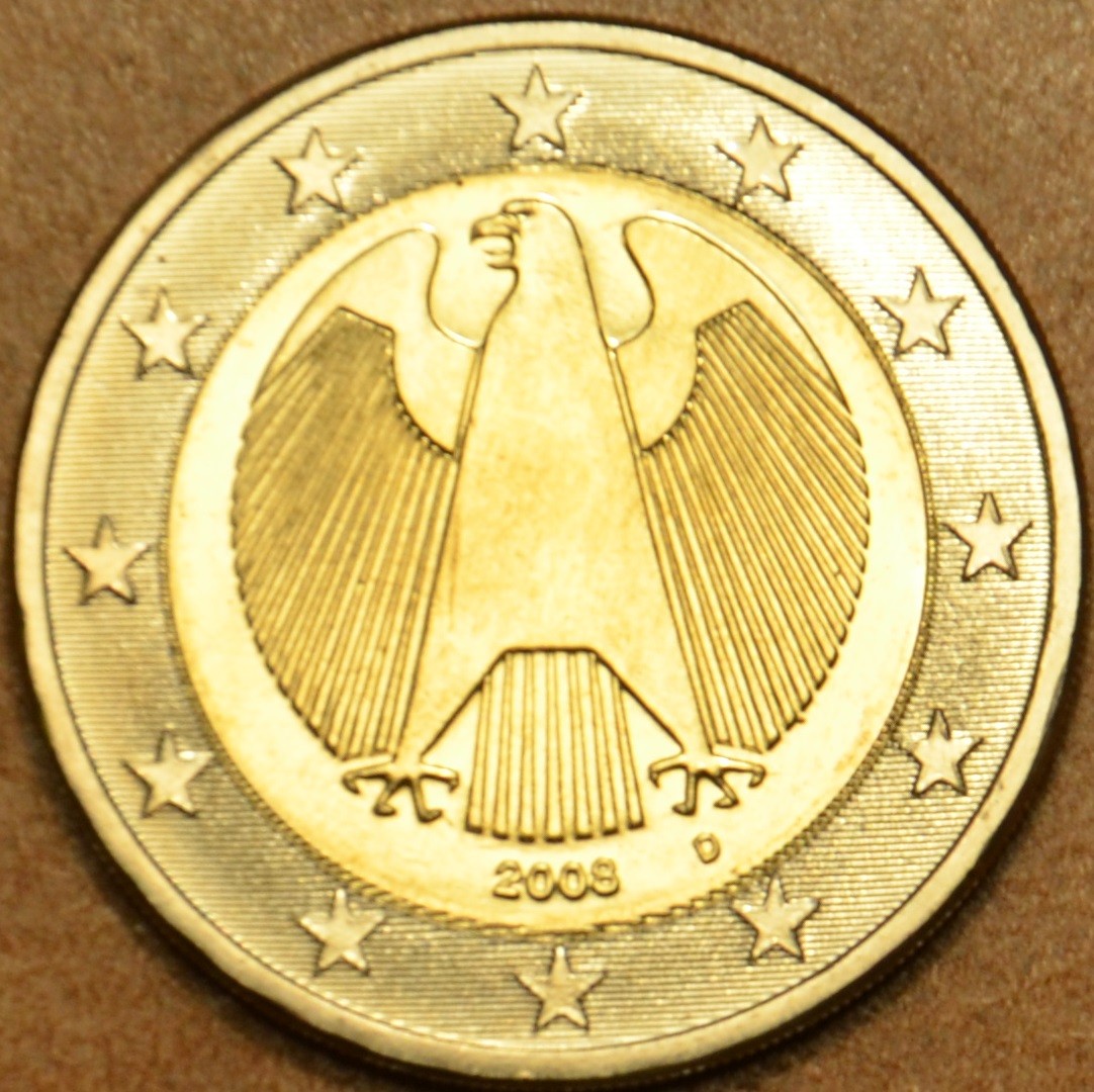 2 Euro Németország "D" 2008 (UNC)