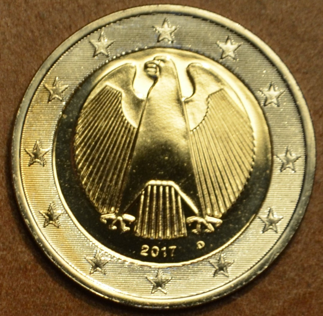 2 Euro Németország "D" 2017 (UNC)
