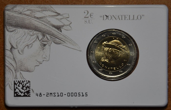 2 Euro Olaszország 2016 - Donatello halálának 550. évfordulója (BU kártya)