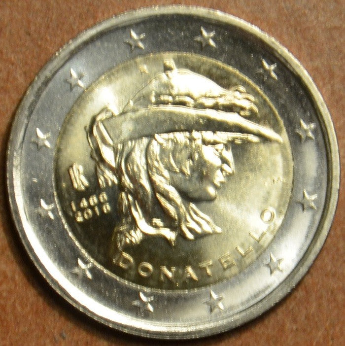 2 Euro Olaszország 2016 - Donatello halálának 550. évfordulója (UNC)